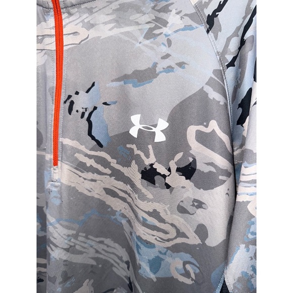 UNDER ARMOUR MEN'S SHOREBREAK CAMO 1/4 Zip Pullover - Picture 2 of 4